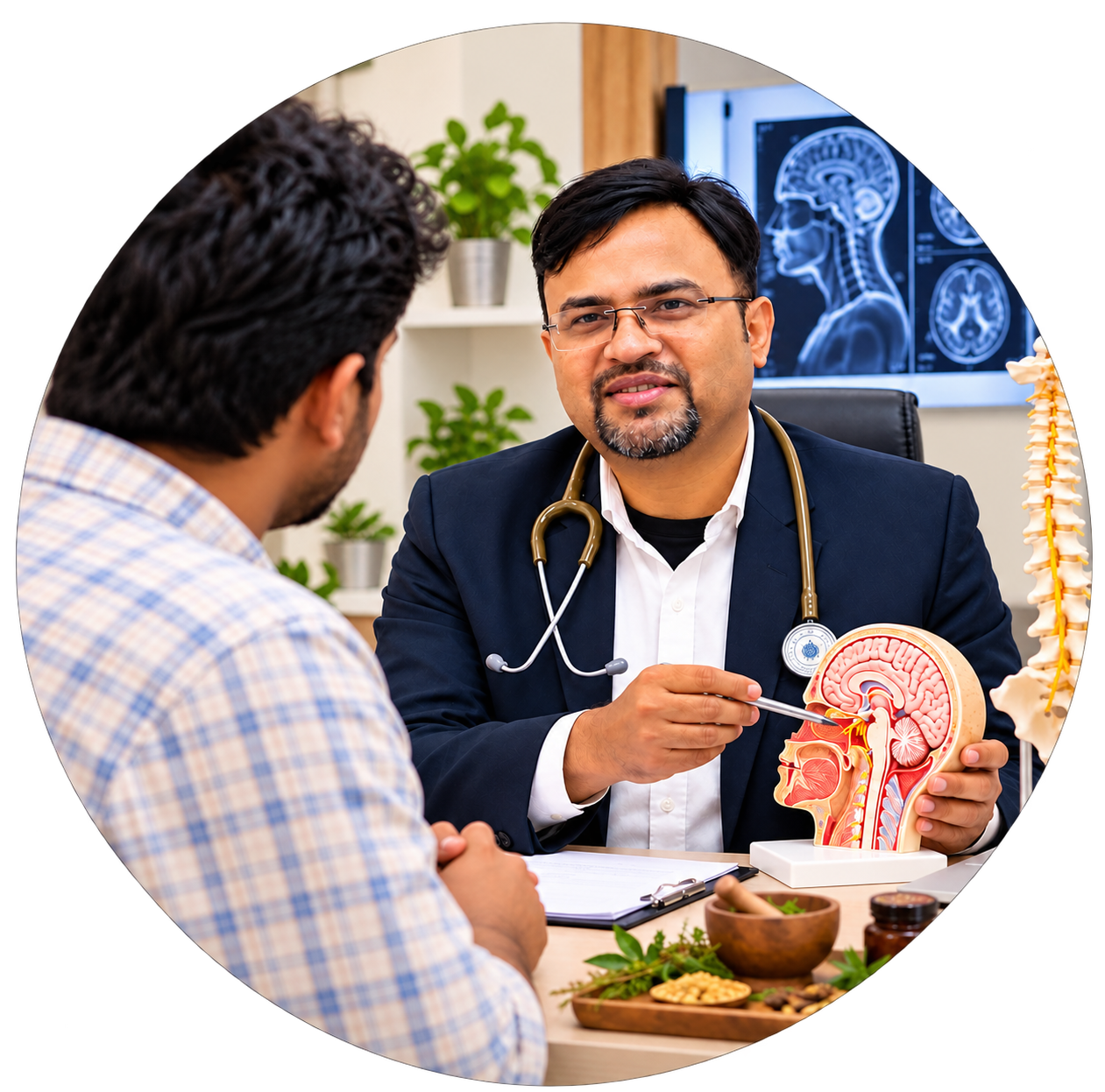 Dr. Vijay Prakash, Ayurvedic physician at ANHRC